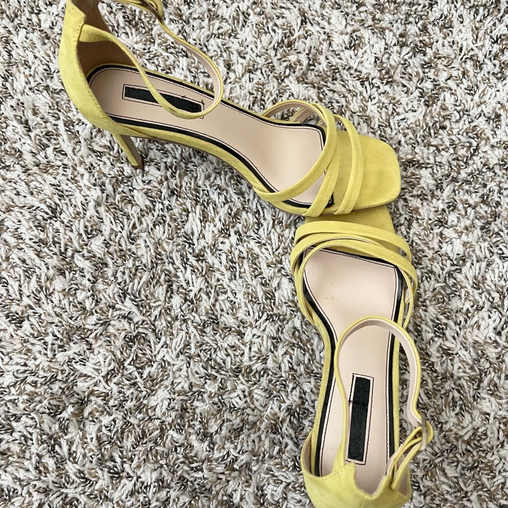 Square Toe Heeled Sandals - Picture 6 of 10
